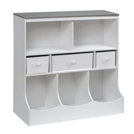 Badger Basket Combo Bin Storage Unit With Three Baskets